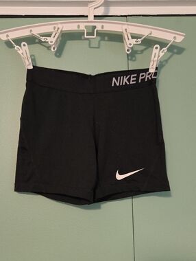 Nike Black Women's Pro Dri-FIT Short Size Medium